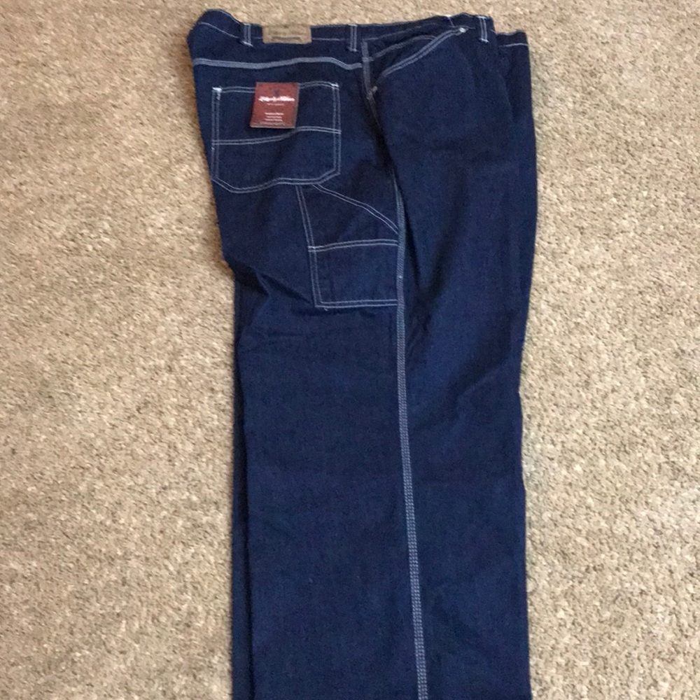 Denim cargo pants